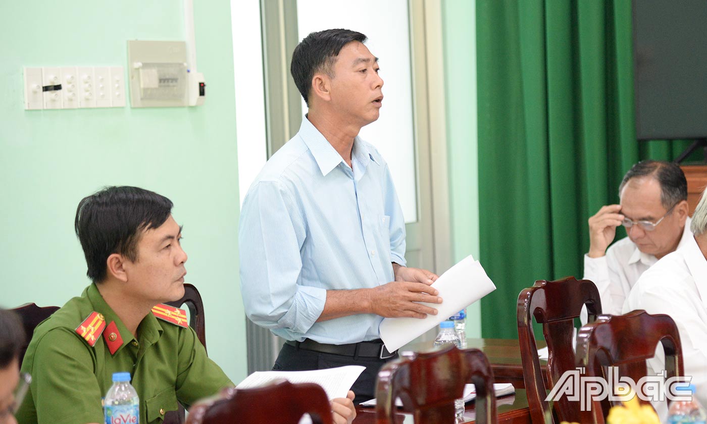 Lãnh đạo UBND tỉnh Tiền Giang đến thăm và làm việc với Cơ sở Cai nghiện ma tuý